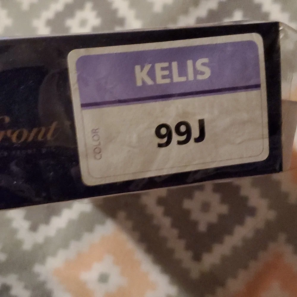 Classy!Outre▪️Lace Front Wig, Style: Kelis, Color: 99J, 5" L-Part, NWT - Picture 4 of 7